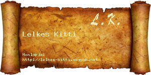 Lelkes Kitti névjegykártya